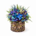 Blue mache box