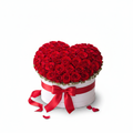 Red Heart Rose Box